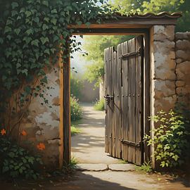 Open Old Gate by Regan Frederick