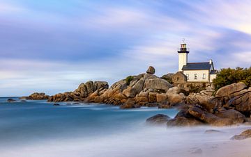 Pontusval Lighthouse, Brittany, France by Adelheid Smitt