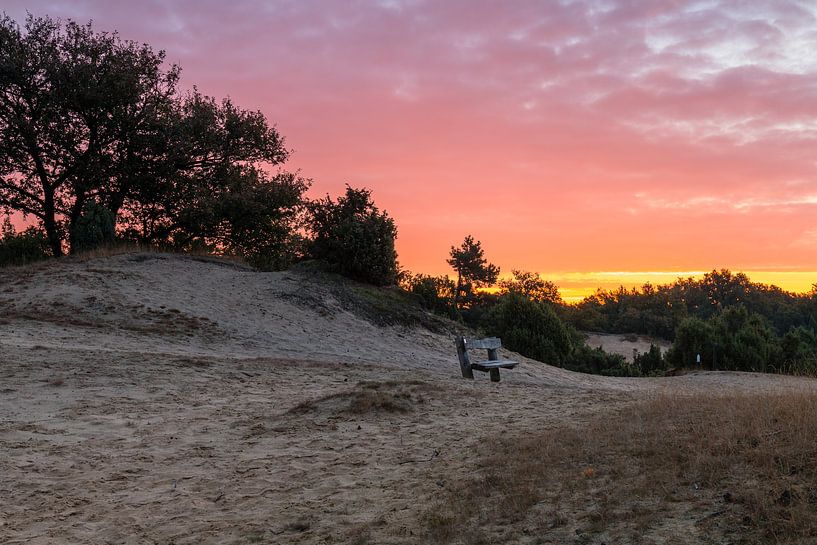 Bench In The Sand van William Mevissen