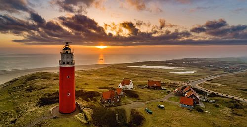Lighthouse Eierland Texel beautiful sunset by Texel360Fotografie Richard Heerschap