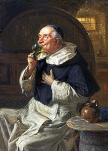 Weinprobe, EDUARD VON GRÜTZNER, 1898