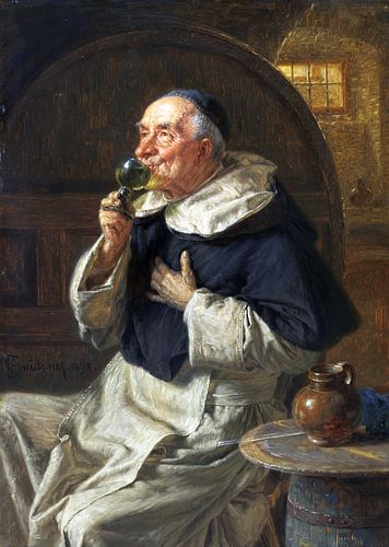 Wijn proeven, EDUARD VON GRÜTZNER, 1898