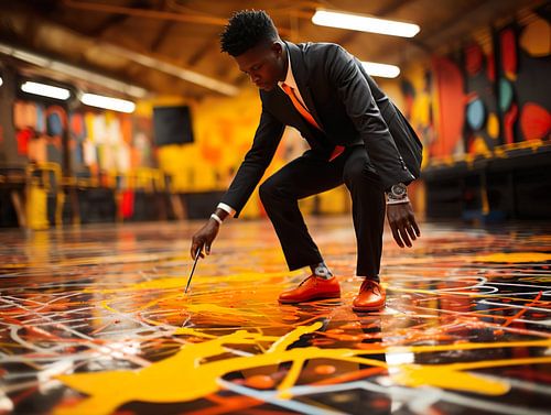 Painting by Basquiat