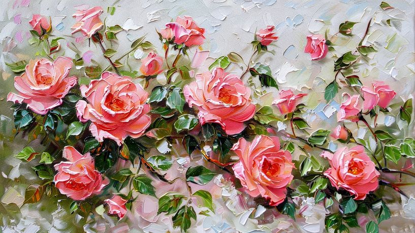 Romantic Rose Garden 4 by ByNoukk