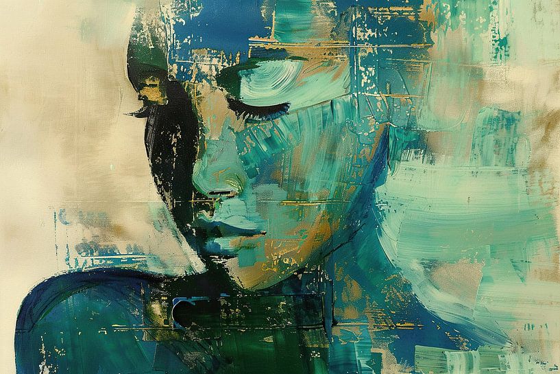 Abstract Woman | Woman Abstract by Eye catching paintings