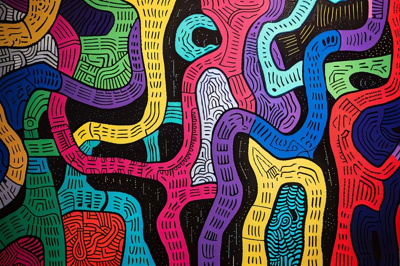 abstrakte digitale Malerei von Egon Zitter
