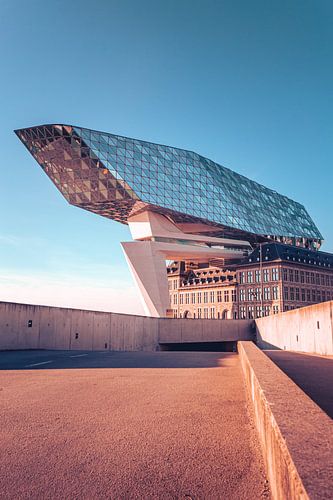 Havenhuis Anvers - Zaha Hadid - L'heure dorée - Vertical