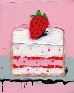 Gâteau aux fraises sur Jacky