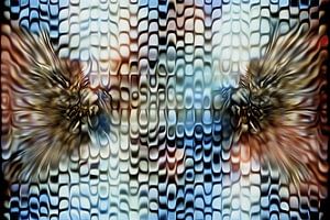 Abstract werk organisch 3D
