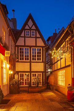 Schnoor, Christmas lights, Bremen