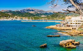 Majorca, idyllic view of the harbor in Port de Andratx by Alex Winter