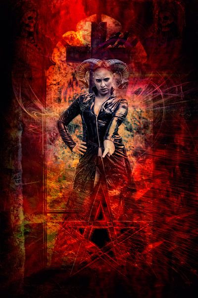 Firewoman, Aries, Goth by Kahl Design Manufaktur