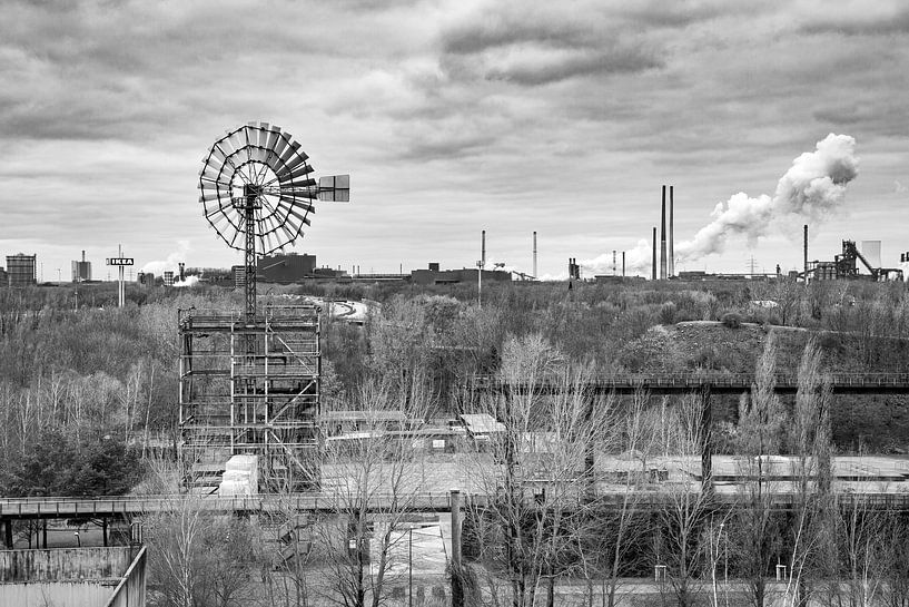 Windmolen ThyssenKrupp Duisburg, Ruhrgebied van Evert Jan Luchies