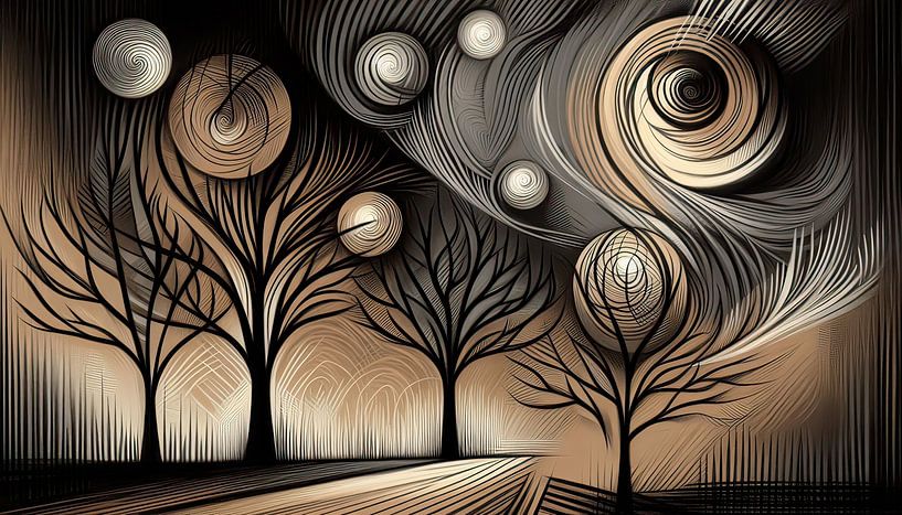 Tree spirits by Kay Weber