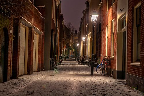 Jerusalemstraat,Utrecht,inde sneeuw