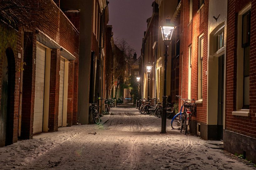 Jerusalemstraat,Utrecht,inde sneeuw van Robin Pics (verliefd op Utrecht)