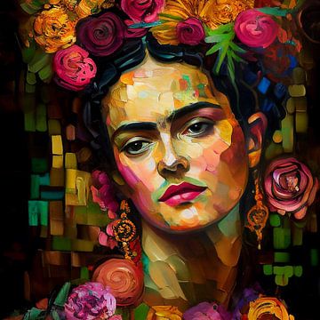Frida impressionistic & colourful van Bianca ter Riet
