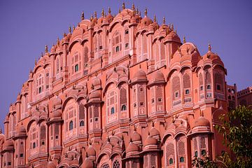 Detail des Hawa Mahal Palastes Jaipur von Karel Ham