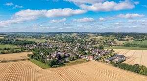 Luftbildpanorama von Mechelen und Umgebung in Südlimburg