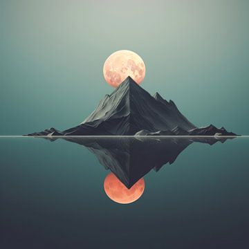 Enchanting Mountain Reflections by ByNoukk