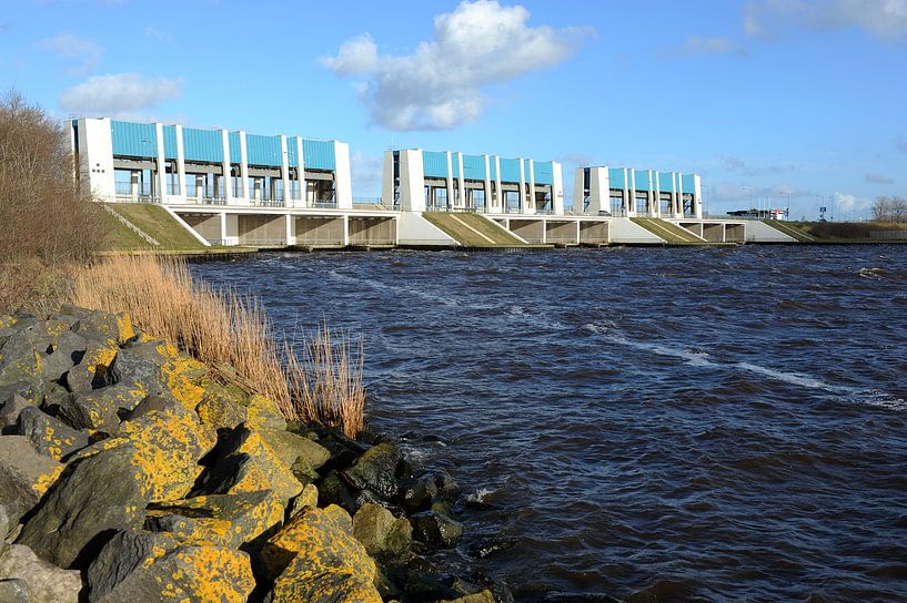 Large sluices in the north of The Netherlands by Wim Stolwerk
