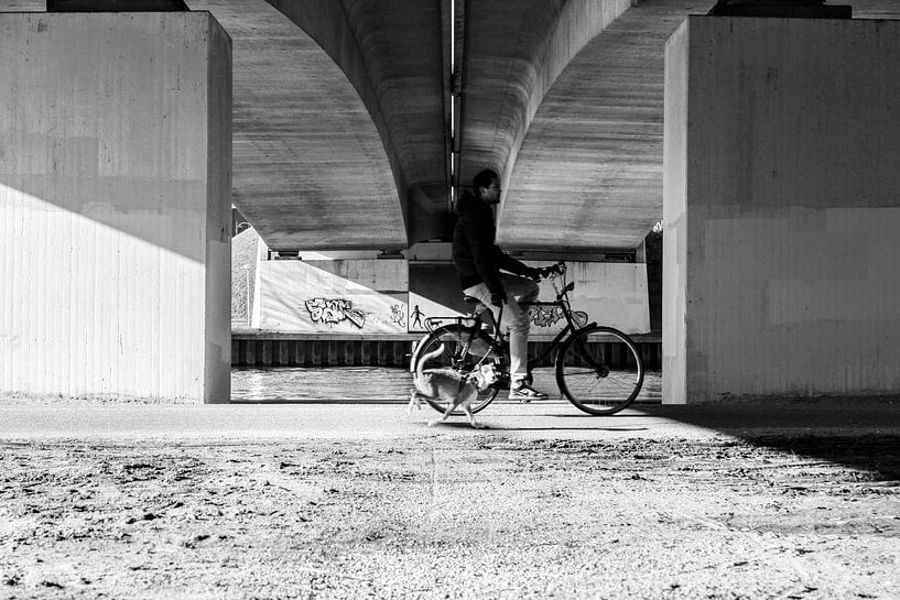 Series Cyclists 9 by Lisanne Schuiling