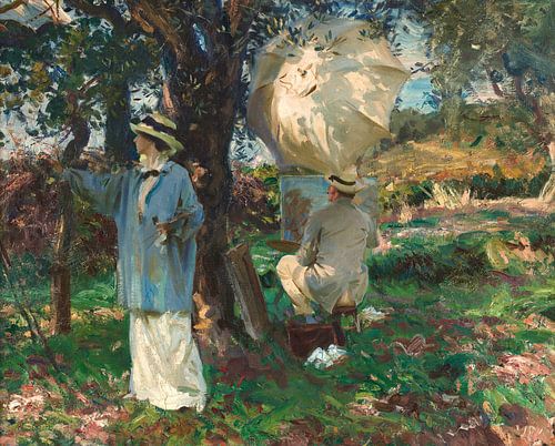 De schetsers, John Singer Sargent