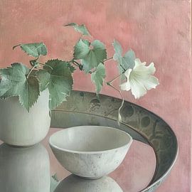 Flower painting | Still Serenity by Art Whims