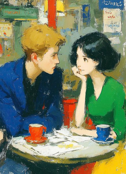 Homme Femme | Flirt Cafe par OMG Art