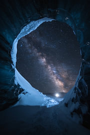 Milchstraße überm Eishöhlen-Tor – Astrofoto von Albert Klee