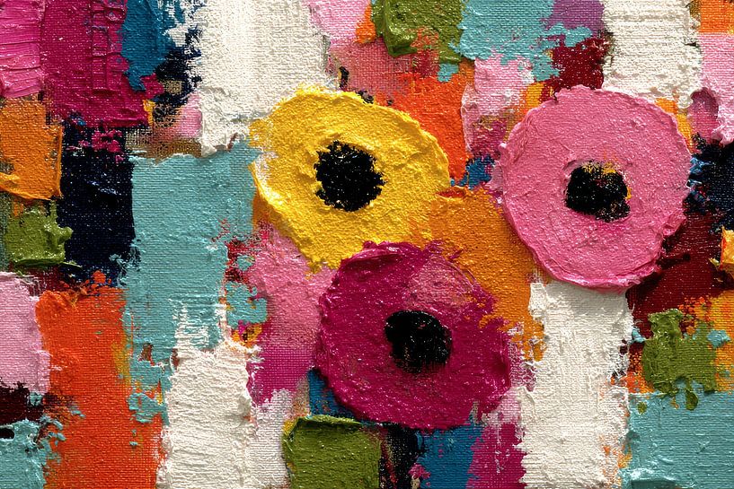 Kunst mit Farbporträt von Egon Zitter