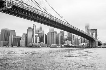 Brooklyn Bridge, New York van Vincent de Moor