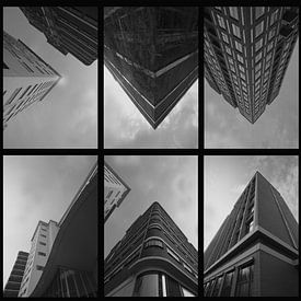 buildings (black and white) van Bob Crooymans