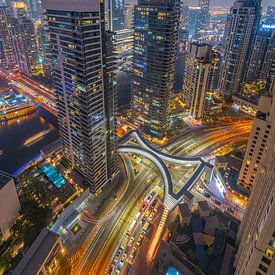 Dubia Marina at night by Patrick Oosterman