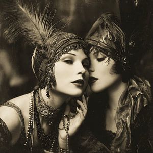 Women of the Roaring Twenties in understated glamour