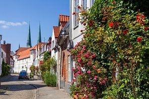 Rue An der Mauer, Vieille ville, Lübeck, Schleswig-Holstein, Allemagne, Europe