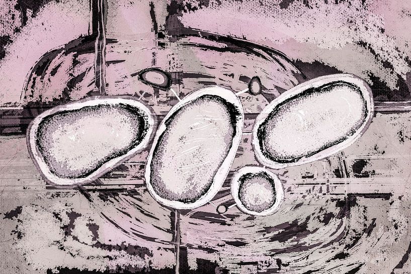 Urban. Infrastructure. Soft pink. by Alie Ekkelenkamp