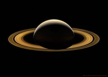 Saturn, das jüngste Bild dieses Planeten