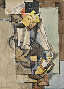 Antonín Procházka - Stillleben mit Vase und Blume (1914-15)