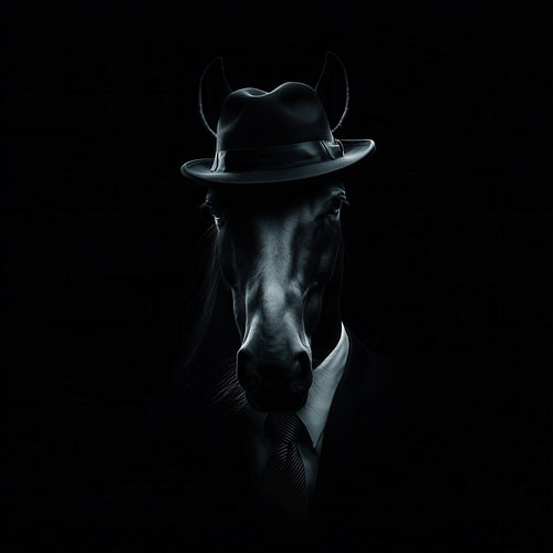 Maffia paard portret