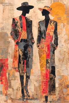 Collage Couple by Harry Hadders Design