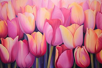 Tulipes sur Imagine