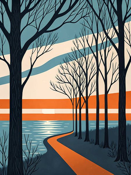 Le bord de l'hiver par Artistic