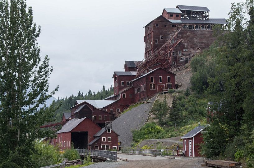 Altes Bergbaudorf in Alaska von Dirk Fransen