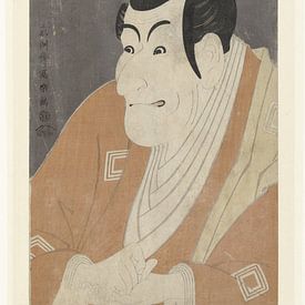 Busteportret van Ichikawa Ebizo IV, Toshusai Sharaku van Marieke de Koning