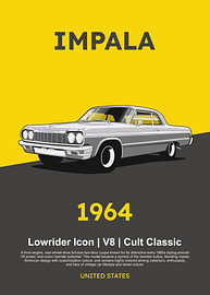 Chevrolet Impala 1964 (3e génération – icône du mouvement « lowrider »)