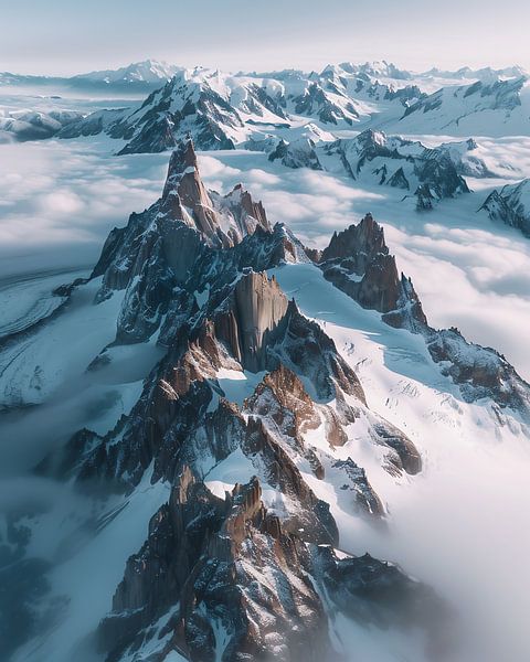 Magisches Nordlicht über Schnee von fernlichtsicht