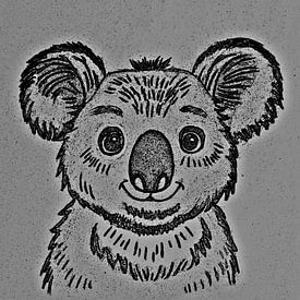 Koala ( prent ) van Jose Lok