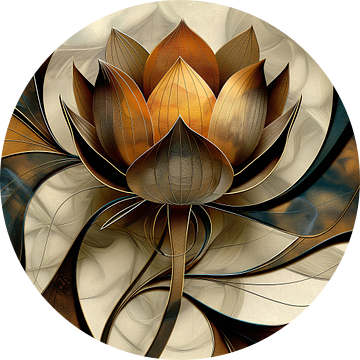 Lotusbloem Abstract