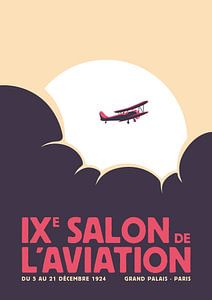 Salon de l'aviation (paars) van Rene Hamann